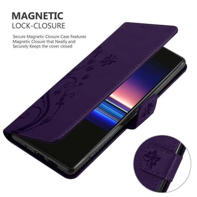 Sony Xperia 1 / Xperia XZ4 lommebokdeksel Blomster