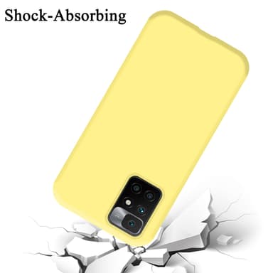 Xiaomi RedMi 10 silikondeksel case (gul)