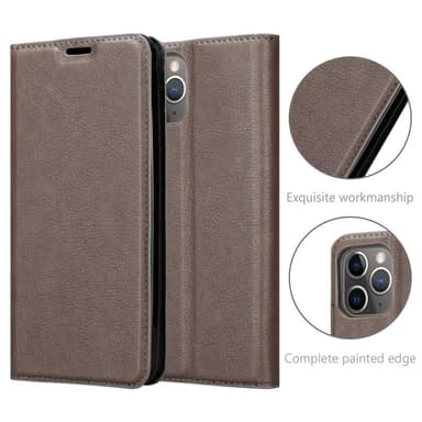 iPhone 12 PRO MAX lommebokdeksel case (brun)