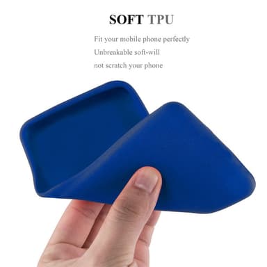 Deksel Samsung Galaxy S10 4G Silikon cover (blå)