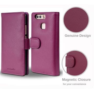 Huawei P9 lommebokdeksel case (lilla)