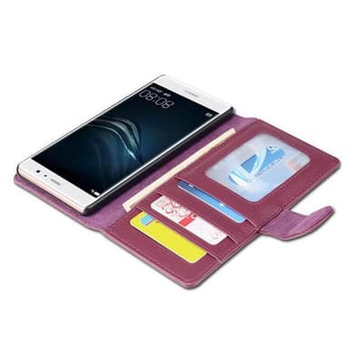 Huawei P9 lommebokdeksel case (lilla)