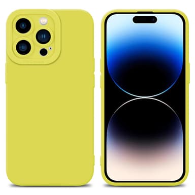 iPhone 14 PRO MAX Deksel case (gul)