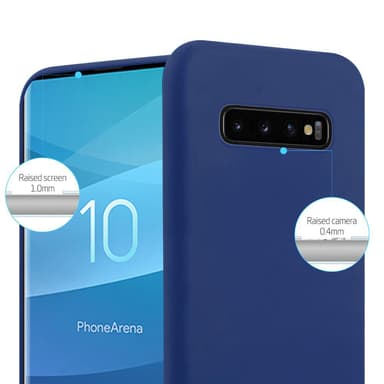 Deksel Samsung Galaxy S10 4G Silikon cover (blå)