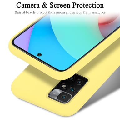 Xiaomi RedMi 10 silikondeksel case (gul)