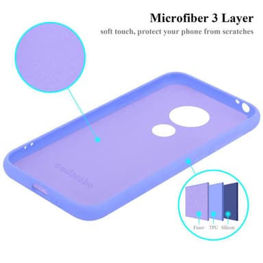 Motorola MOTO E5 PLAY GO silikondeksel case (lilla)