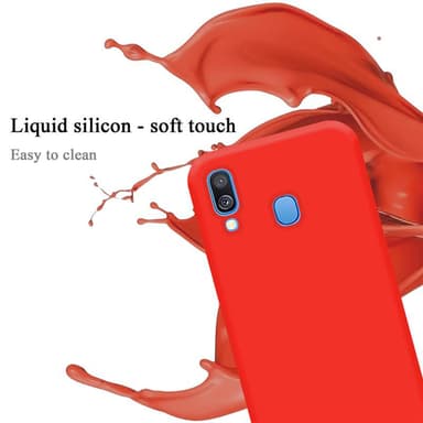 Samsung Galaxy A40 silikondeksel case (rød)