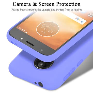 Motorola MOTO E5 PLAY GO silikondeksel case (lilla)