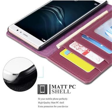 Huawei P9 lommebokdeksel case (lilla)