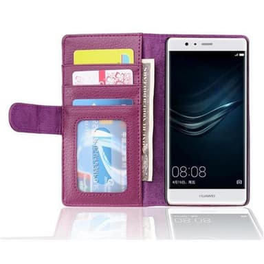 Huawei P9 lommebokdeksel case (lilla)