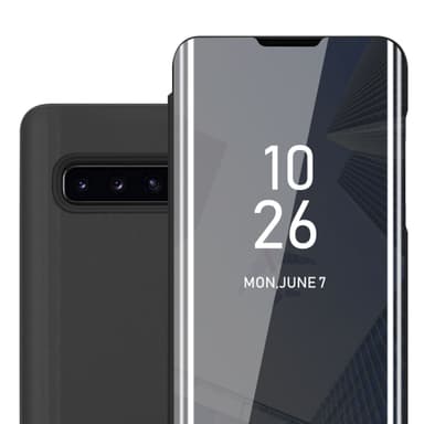 Samsung Galaxy S10 PLUS lommebokdeksel etui (svart)