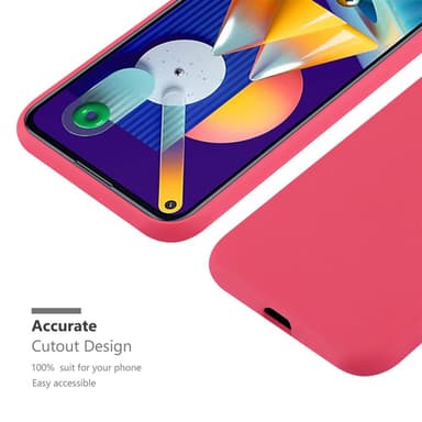 Deksel Samsung Galaxy A11 / M11 Silikon cover (rød)