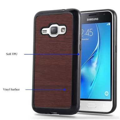 Samsung Galaxy J1 2016 Deksel Case Cover (brun)