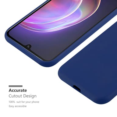 Deksel Vivo V21 4G / 5G Silikon cover (blå)