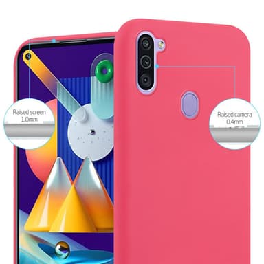 Deksel Samsung Galaxy A11 / M11 Silikon cover (rød)