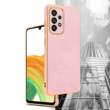 Samsung Galaxy A33 5G silikondeksel case (rosa)