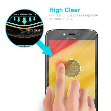 Motorola MOTO C Skjermbeskytter Skärmskydd