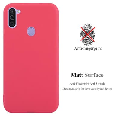 Deksel Samsung Galaxy A11 / M11 Silikon cover (rød)