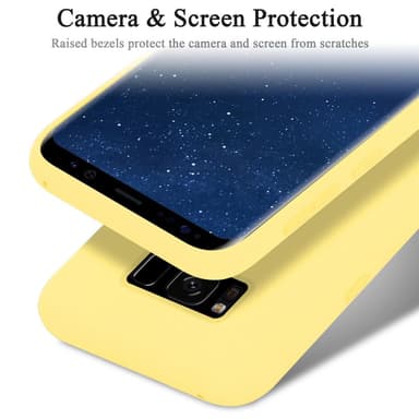 Samsung Galaxy S8 PLUS silikondeksel case (gul)