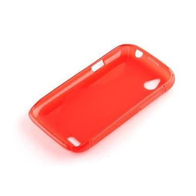 HTC Desire V silikondeksel case (rød)