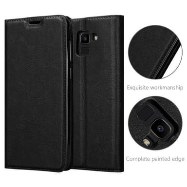 Samsung Galaxy J6 2018 lommebokdeksel case (svart)