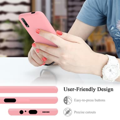 Huawei Y9S silikondeksel case (rosa)