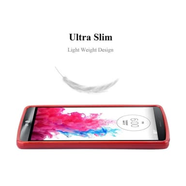 LG G3 STYLUS silikondeksel cover (rød)