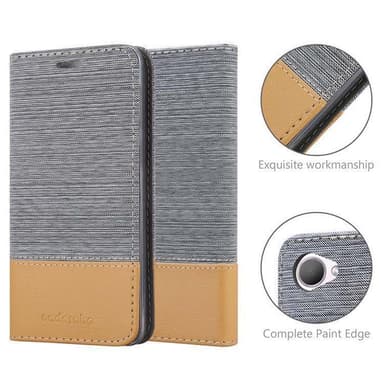 HTC Desire 12 lommebokdeksel etui (grå)