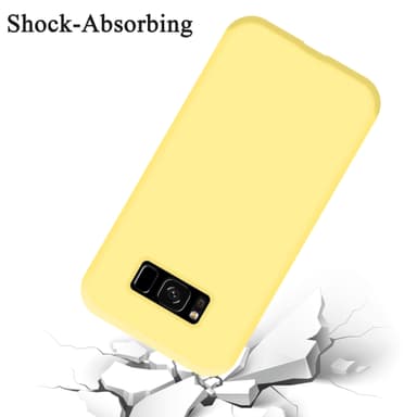 Samsung Galaxy S8 PLUS silikondeksel case (gul)