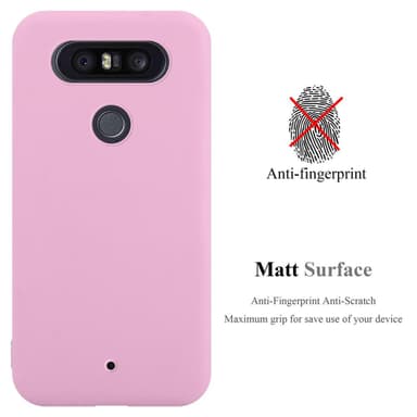 Deksel LG Q8 Silikon cover (rosa)