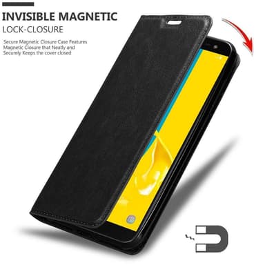 Samsung Galaxy J6 2018 lommebokdeksel case (svart)