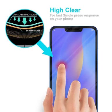 Huawei P SMART PLUS 2019 Skjermbeskytter Skärmskydd