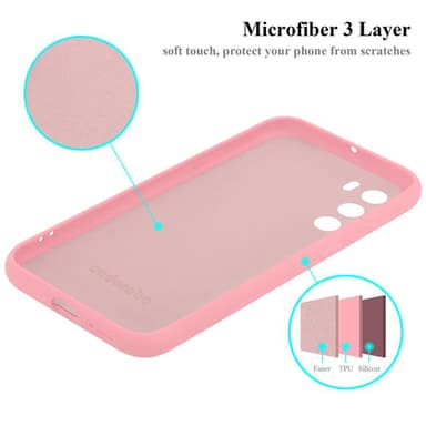 Huawei P40 silikondeksel case (rosa)