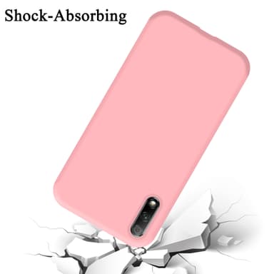 Huawei Y9S silikondeksel case (rosa)