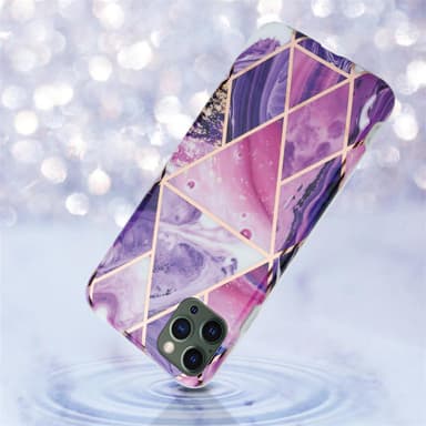 iPhone 12 PRO MAX lommebokdeksel etui (lilla)