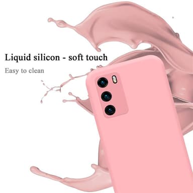 Huawei P40 silikondeksel case (rosa)