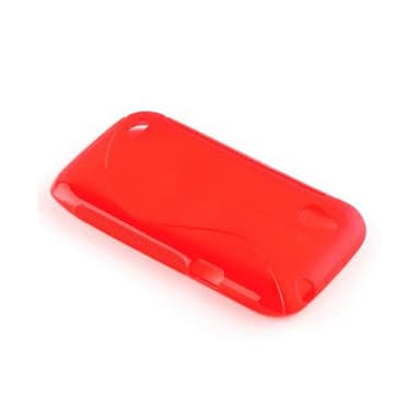 HTC Desire V silikondeksel case (rød)