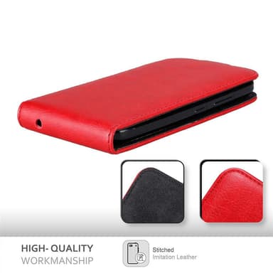 Motorola MOTO C PLUS deksel flip cover (rød)