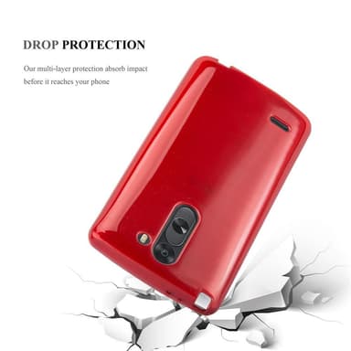 LG G3 STYLUS silikondeksel cover (rød)