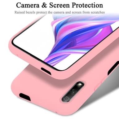 Huawei Y9S silikondeksel case (rosa)