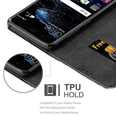 Huawei P10 Deksel Case Cover (rød)