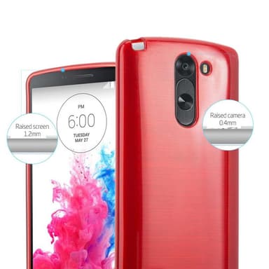 LG G3 STYLUS silikondeksel cover (rød)