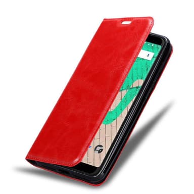 WIKO VIEW MAX lommebokdeksel case (rød)