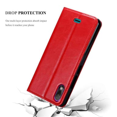WIKO VIEW MAX lommebokdeksel case (rød)