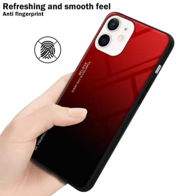 Deksel iPhone 12 MINI Case Cover (svart)