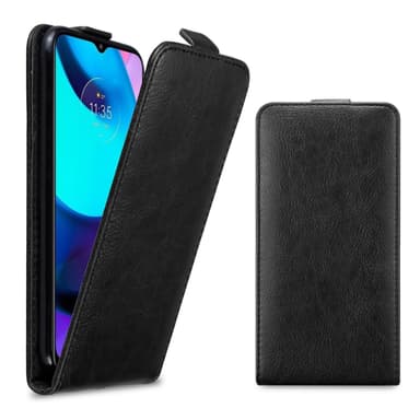 Motorola MOTO E20 / E30 / E40 deksel flip cover (svart)