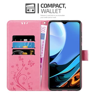 Xiaomi RedMi 9T / POCO M3 lommebokdeksel Blomster