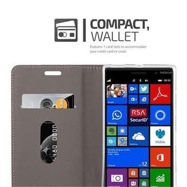 Nokia Lumia 830 lommebokdeksel etui (blå)