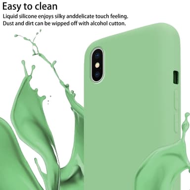 Deksel iPhone XS MAX med Halskjede (grønn)