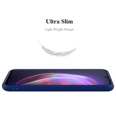 Deksel Vivo V21 4G / 5G Silikon cover (blå)